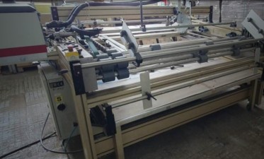 Folding, gluing and taping machine
